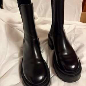 H&M Black Combat Boots
